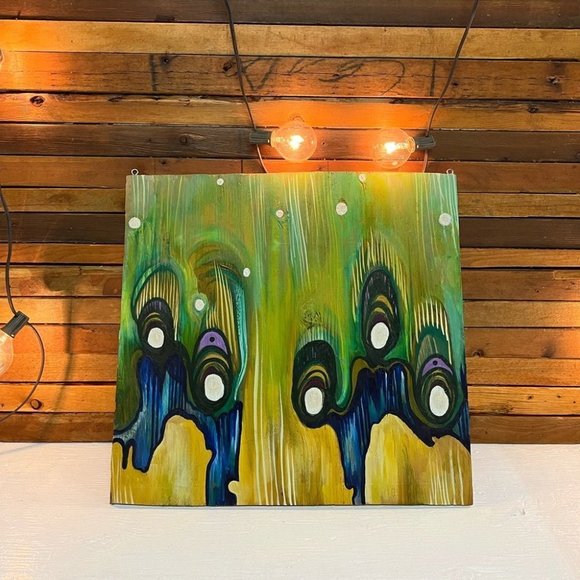 15.5”x 14” original acrylic on board - Picture 2 of 5